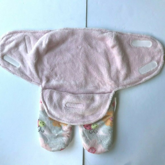 Blankets & Beyond Swaddle Bag 0 3 Months Ladybugs Flowers Velcro Closure… - Picture 5 of 9